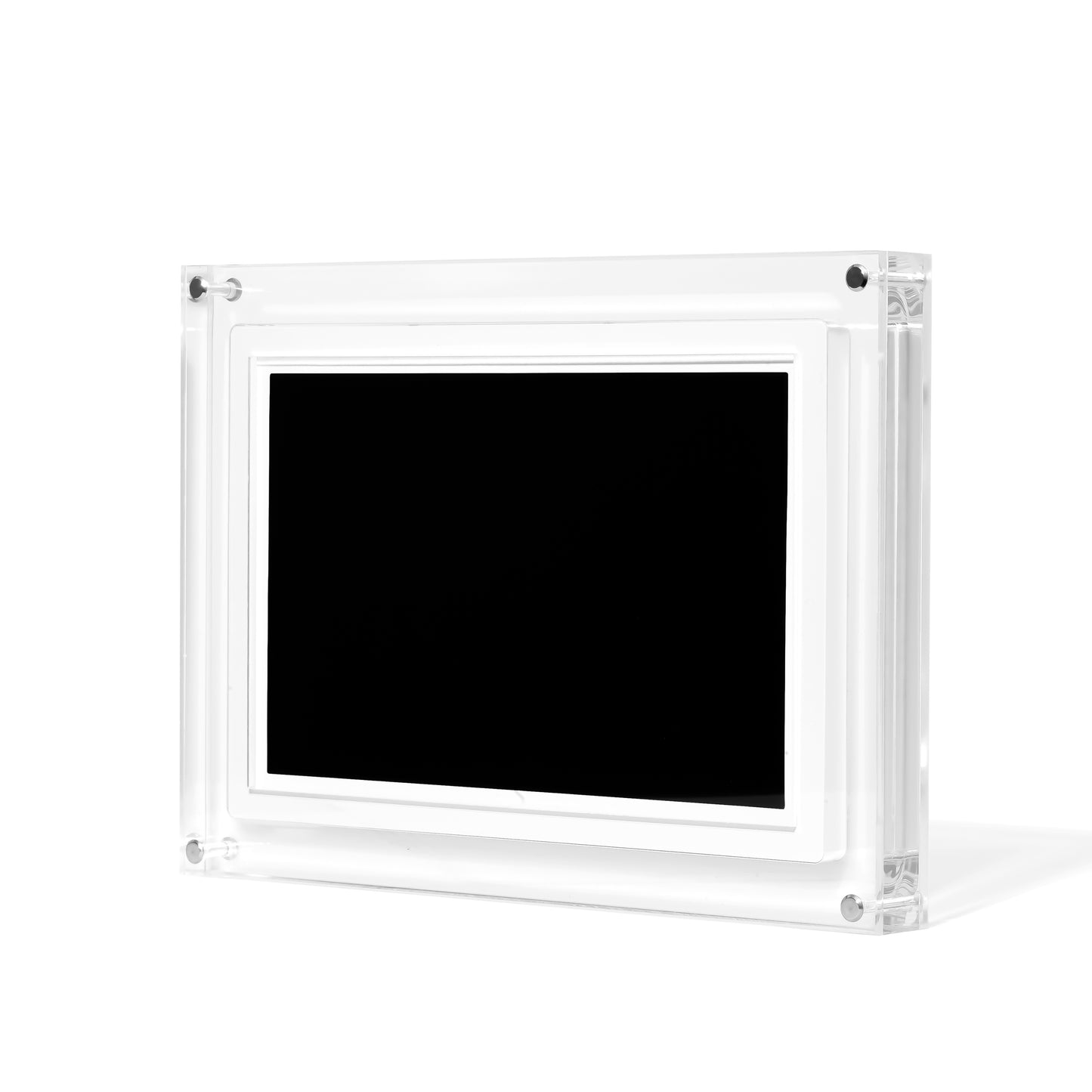INFINITY PIECES Fandom Frame 10.1" WiFi LCD Digital Photo Frame, Acrylic, Upload photos directly from Phone Gallery